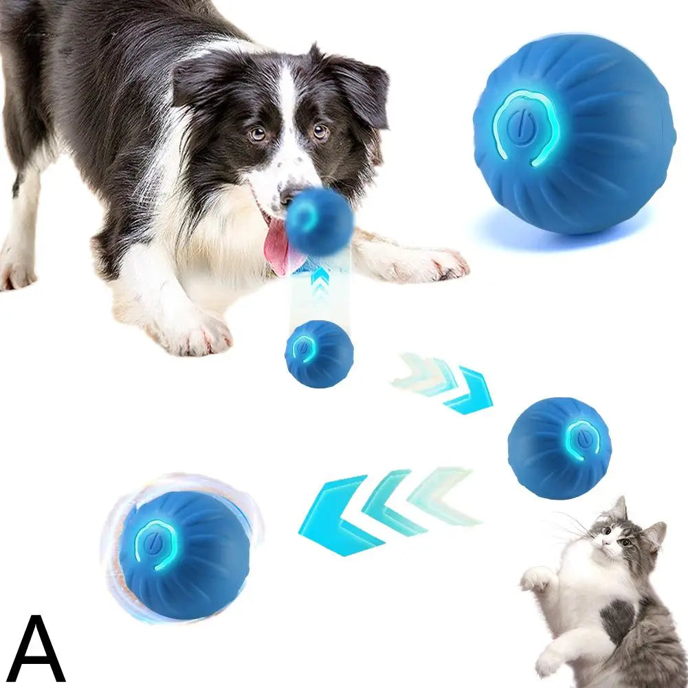 Pelota Inteligente con Cuerda para Mascotas | Juguete Interactivo Automático para Perros, Gatos y Cachorros