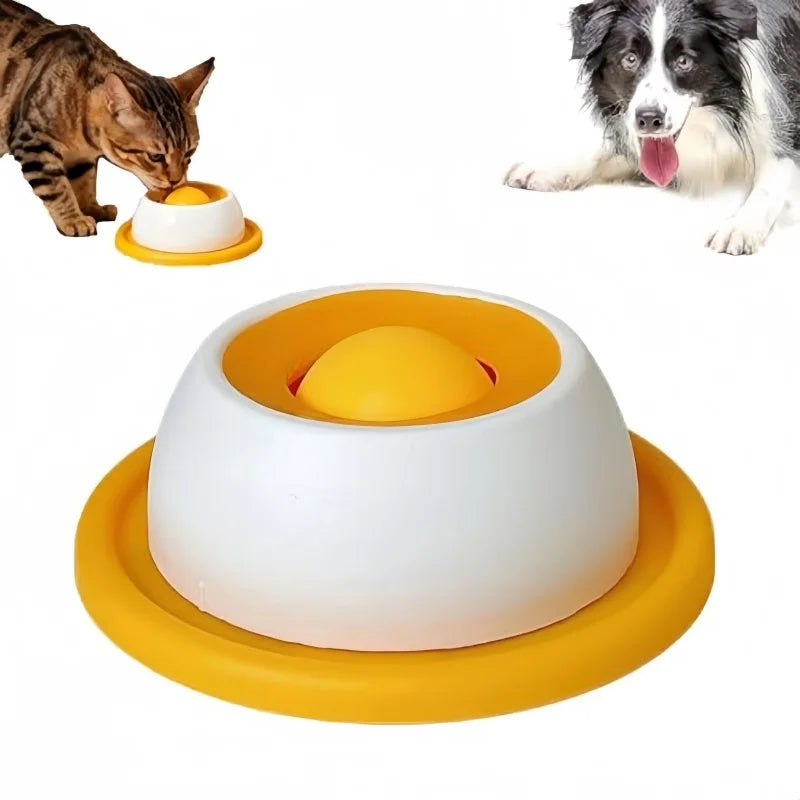 Juguete para Lamer Interactivo para Perros y Gatos con Dispensador de Comida Lenta
