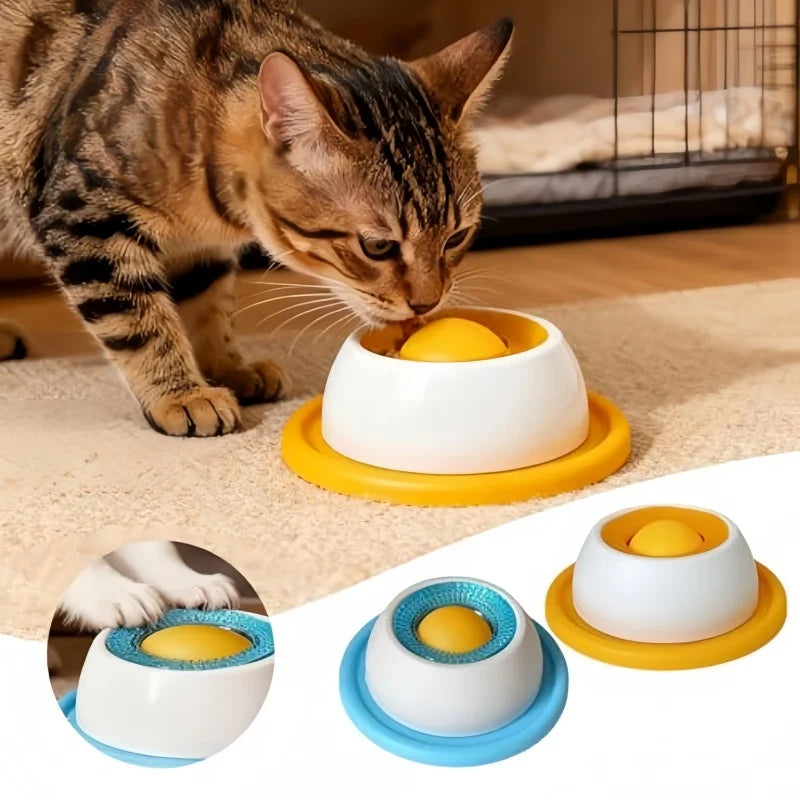 Juguete para Lamer Interactivo para Perros y Gatos con Dispensador de Comida Lenta