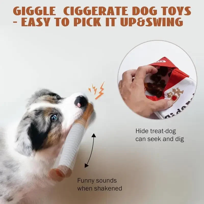 Juguete Interactivo para Perros  – Peluche Mordedor Divertido