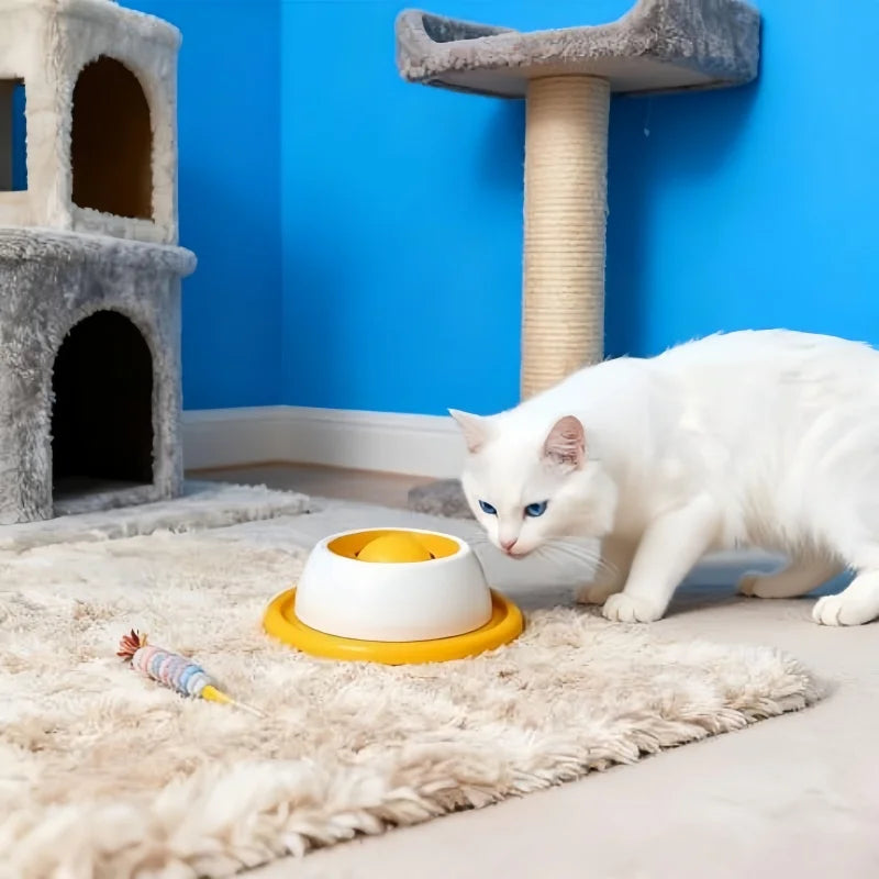 Juguete para Lamer Interactivo para Perros y Gatos con Dispensador de Comida Lenta