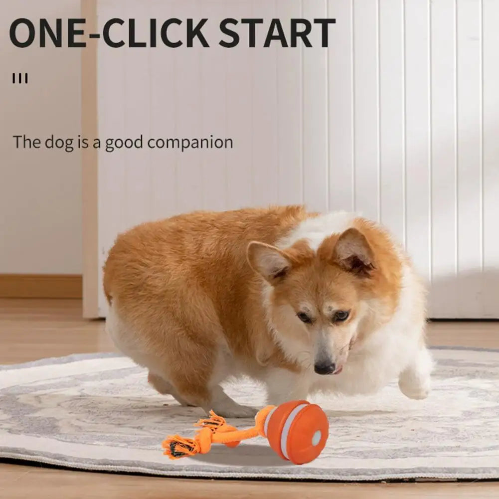 Pelota Inteligente con Cuerda para Mascotas | Juguete Interactivo Automático para Perros, Gatos y Cachorros